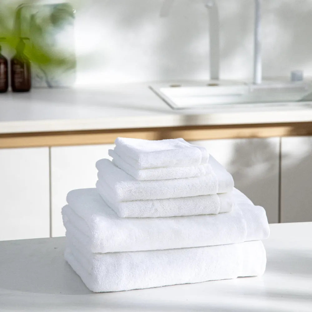 Luxury Hotel Collection Towels-JAZZUPCO-White-6 Pc Set Bundle (2 Bath | 2 Hand | 2 Wash)-JAZZUPCO
