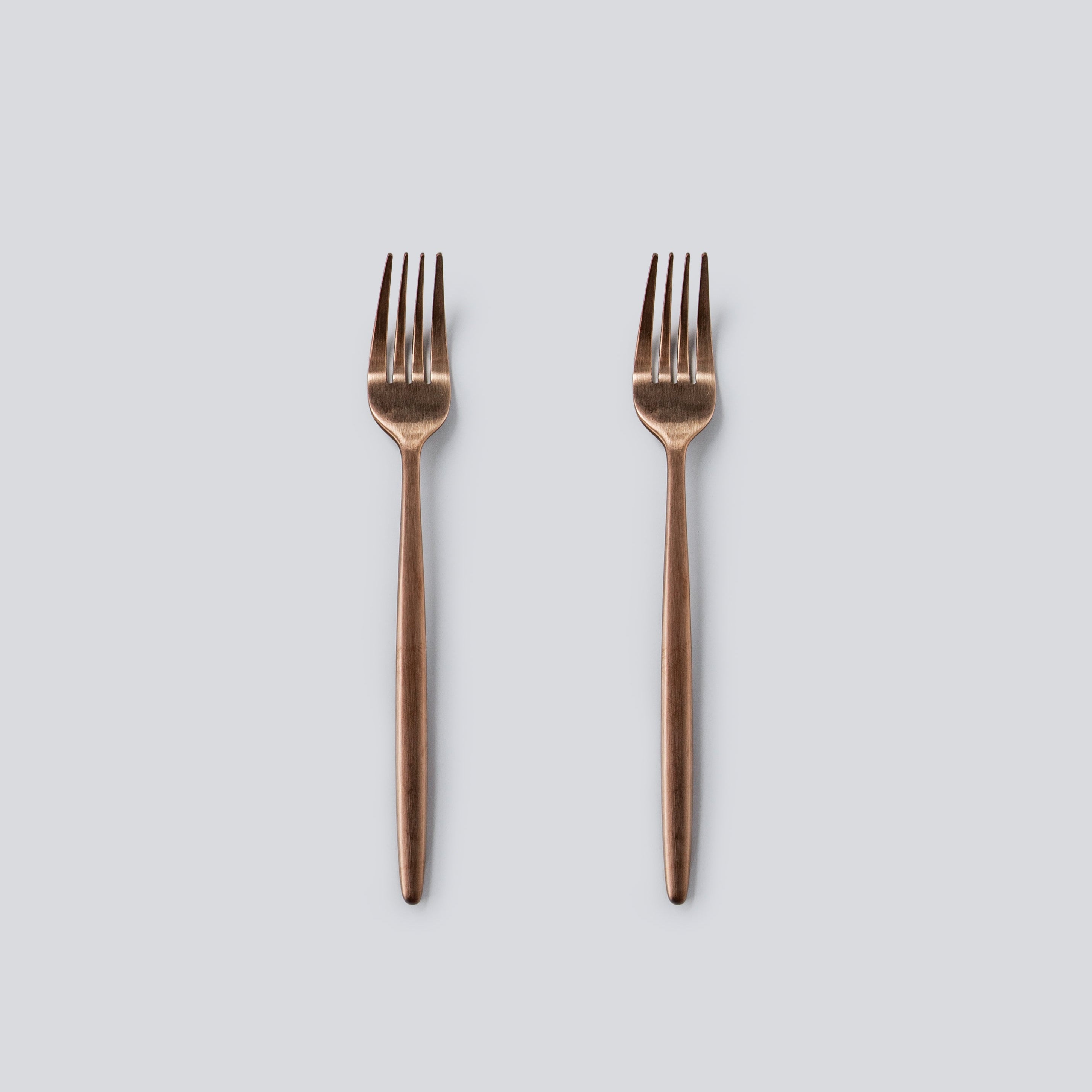Individual Pieces-JAZZUPCO-Matte Rose Gold-Minimalist 2.0-Salad Fork (2 Pieces)-JAZZUPCO