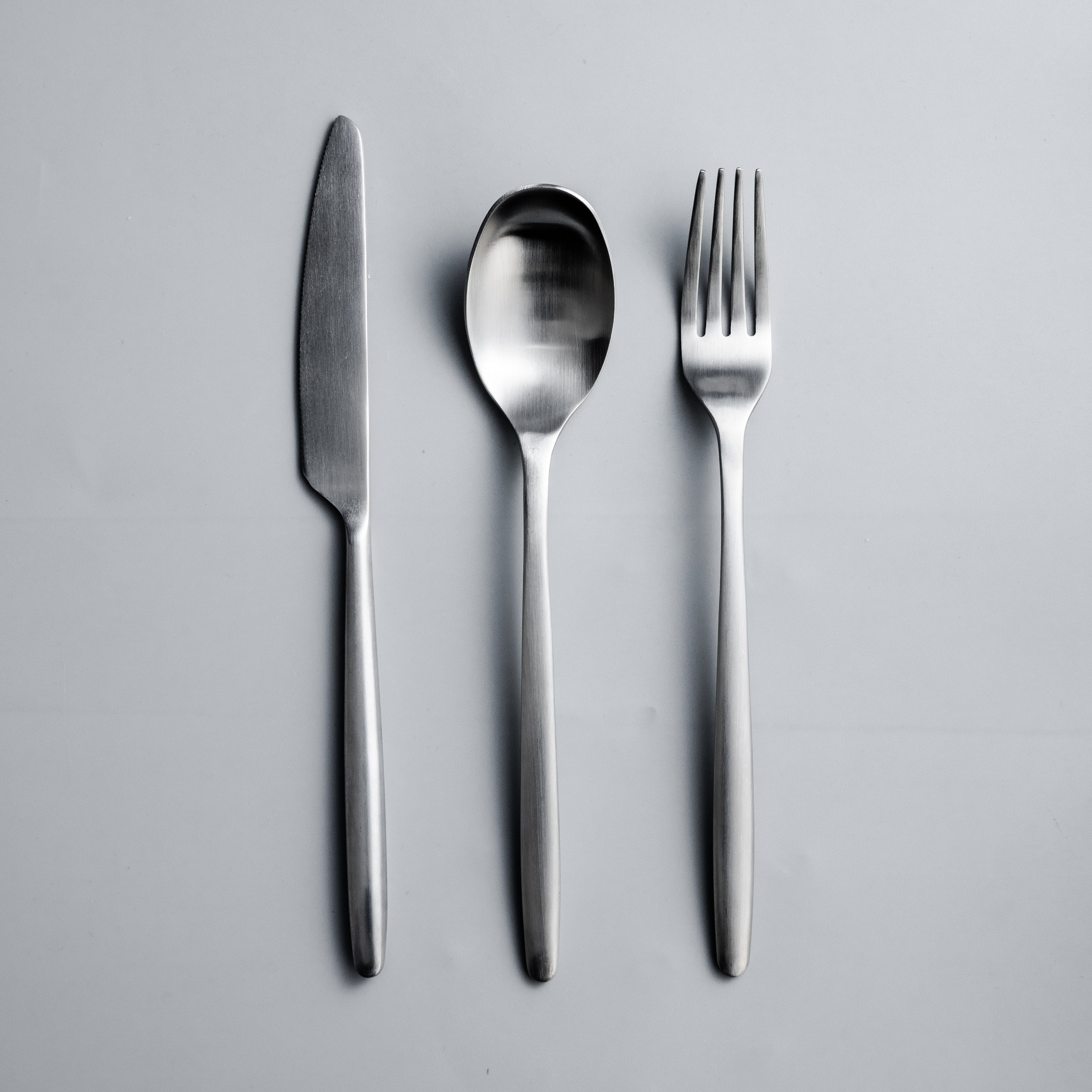 Ava Starter Set-Flatware-JazzUpCo-Matte Silver-4 Person Set (12 Pieces)-JAZZUPCO