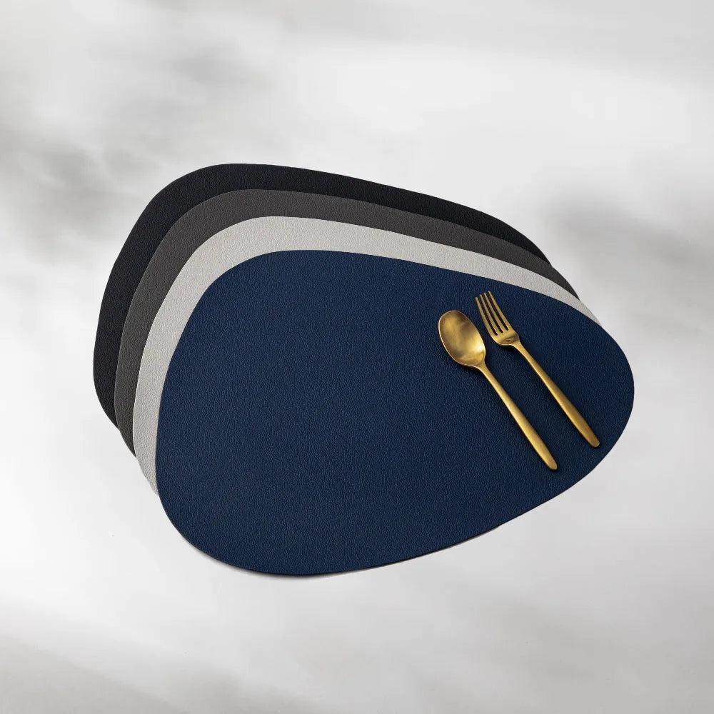 Contemporary Leather Placemats and Coasters