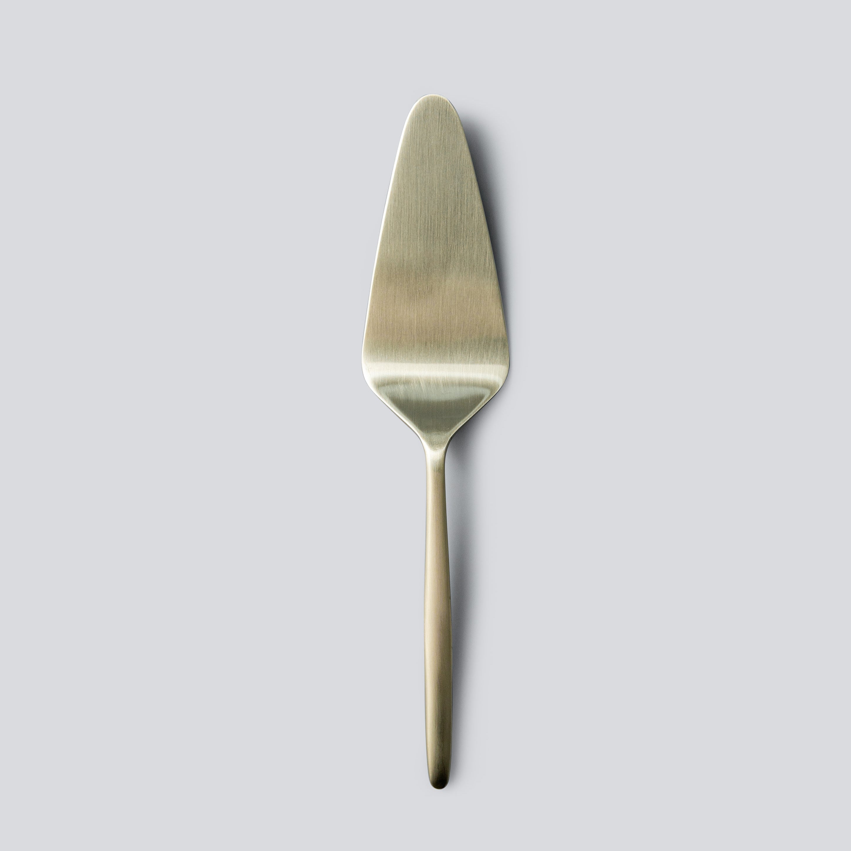 Individual & Matching Pieces-JAZZUPCO-Matte Champagne Gold-Cake Knife-JAZZUPCO