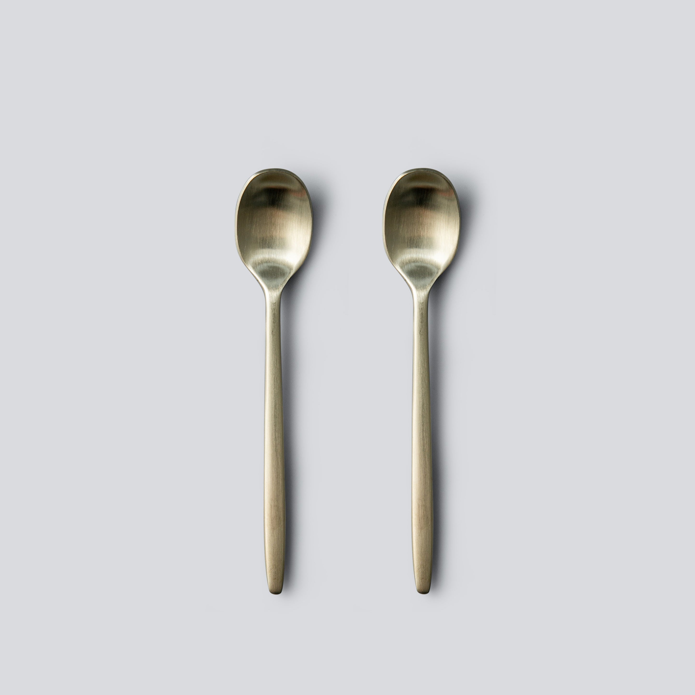 Individual & Matching Pieces-JAZZUPCO-Matte Champagne Gold-Teaspoon (2 Pieces)-JAZZUPCO