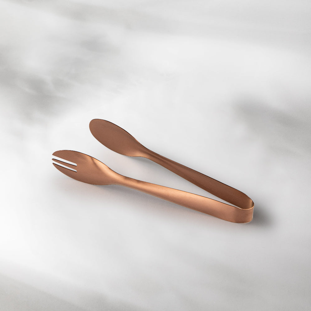Serving Tongs-JAZZUPCO-Matte Rose Gold-1 Serving Tongs-JAZZUPCO