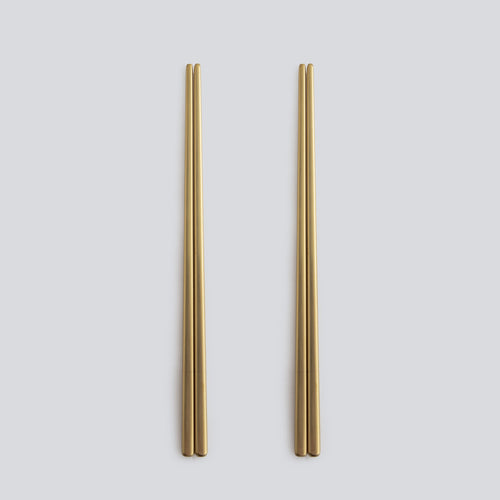 Chopsticks-JAZZUPCO-Matte Gold-Chopsticks (2 Pairs)-JAZZUPCO