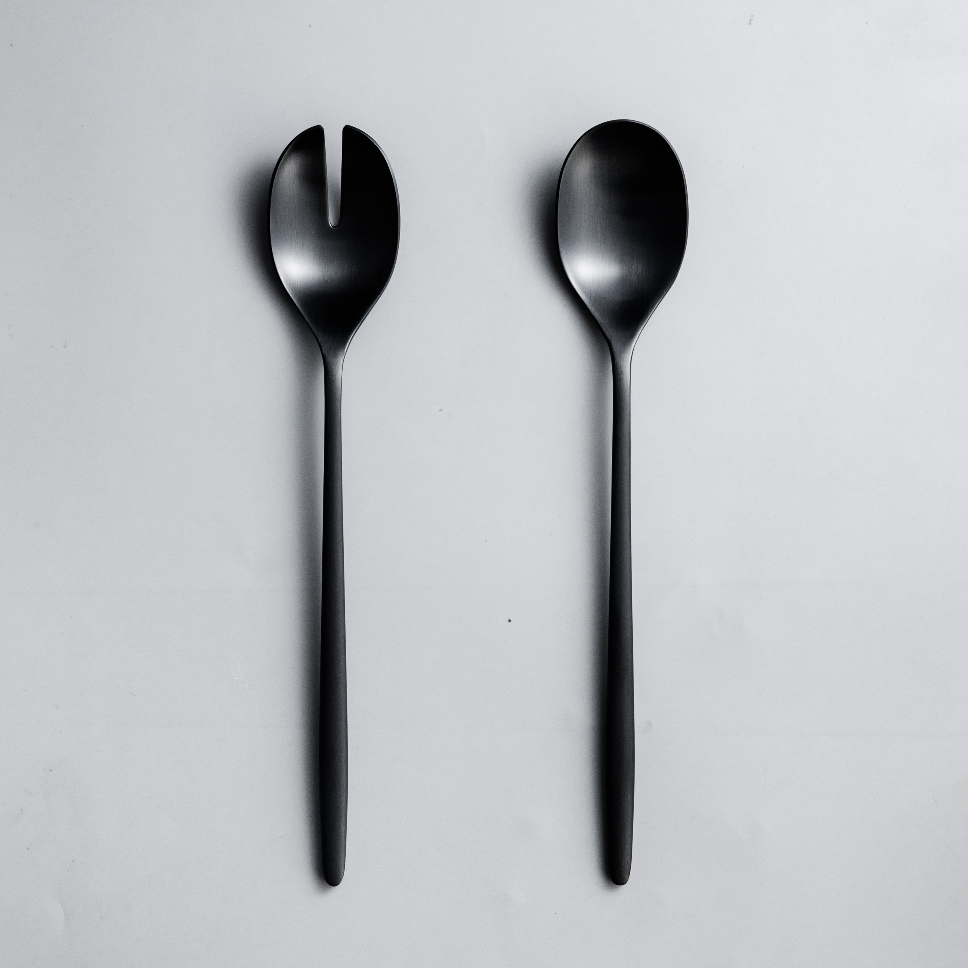 Serving Utensils & Salad Servers-JAZZUPCO-Matte Black-Ava-Salad Servers Set-JAZZUPCO