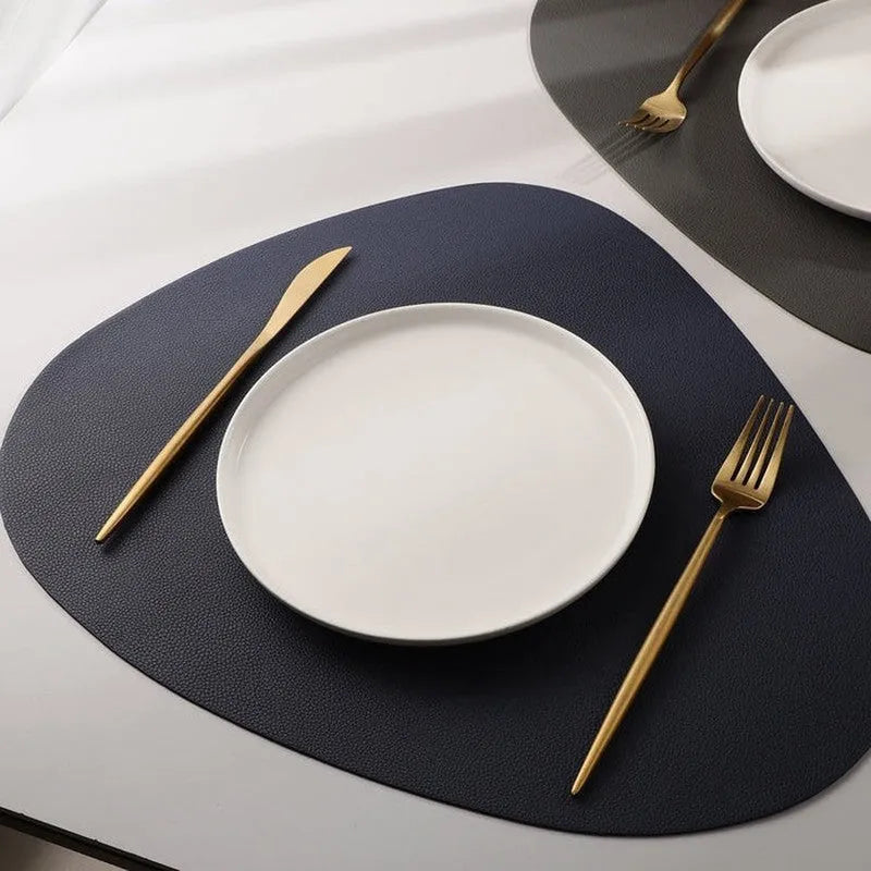 Contemporary Leather Placemats and Coasters
