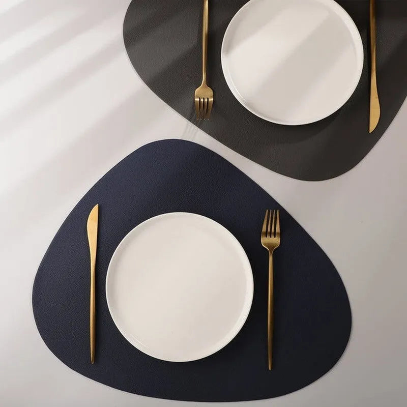 Contemporary Leather Placemats and Coasters