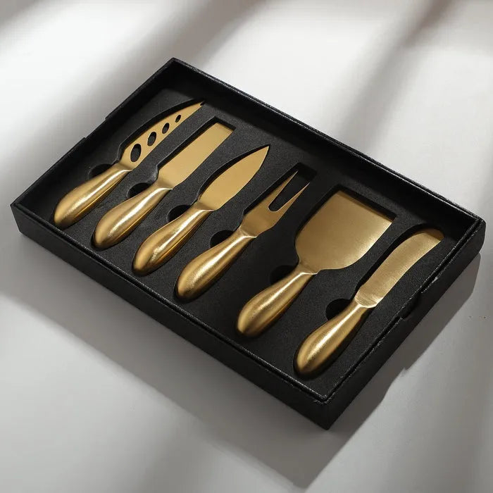 Gold Cheese Knife Set