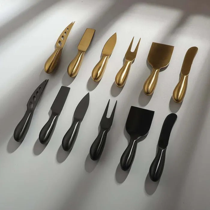Gold Cheese Knife Set