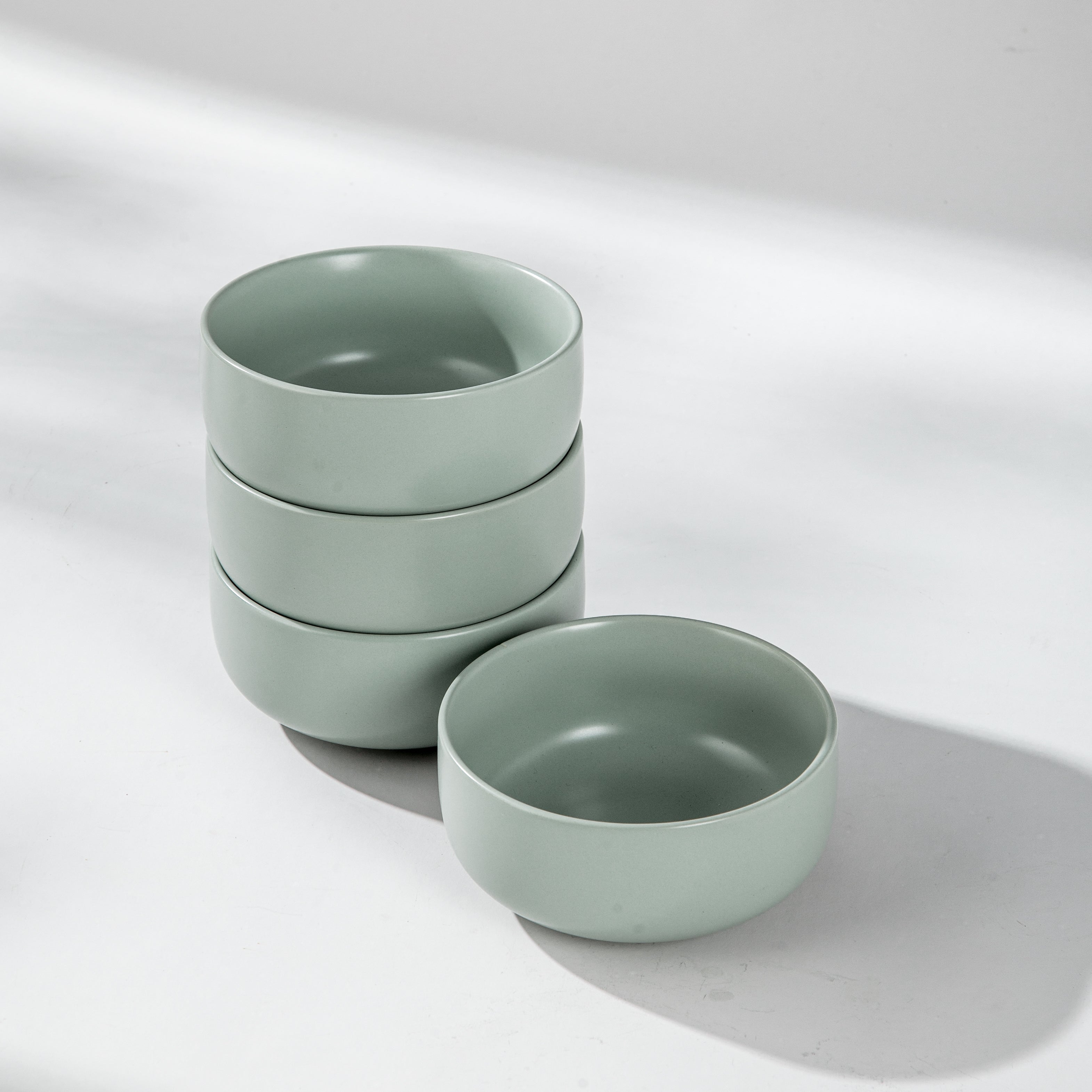 Small Bowl-JAZZUPCO-Matte Sage Green-4 x Dessert Bowls-JAZZUPCO