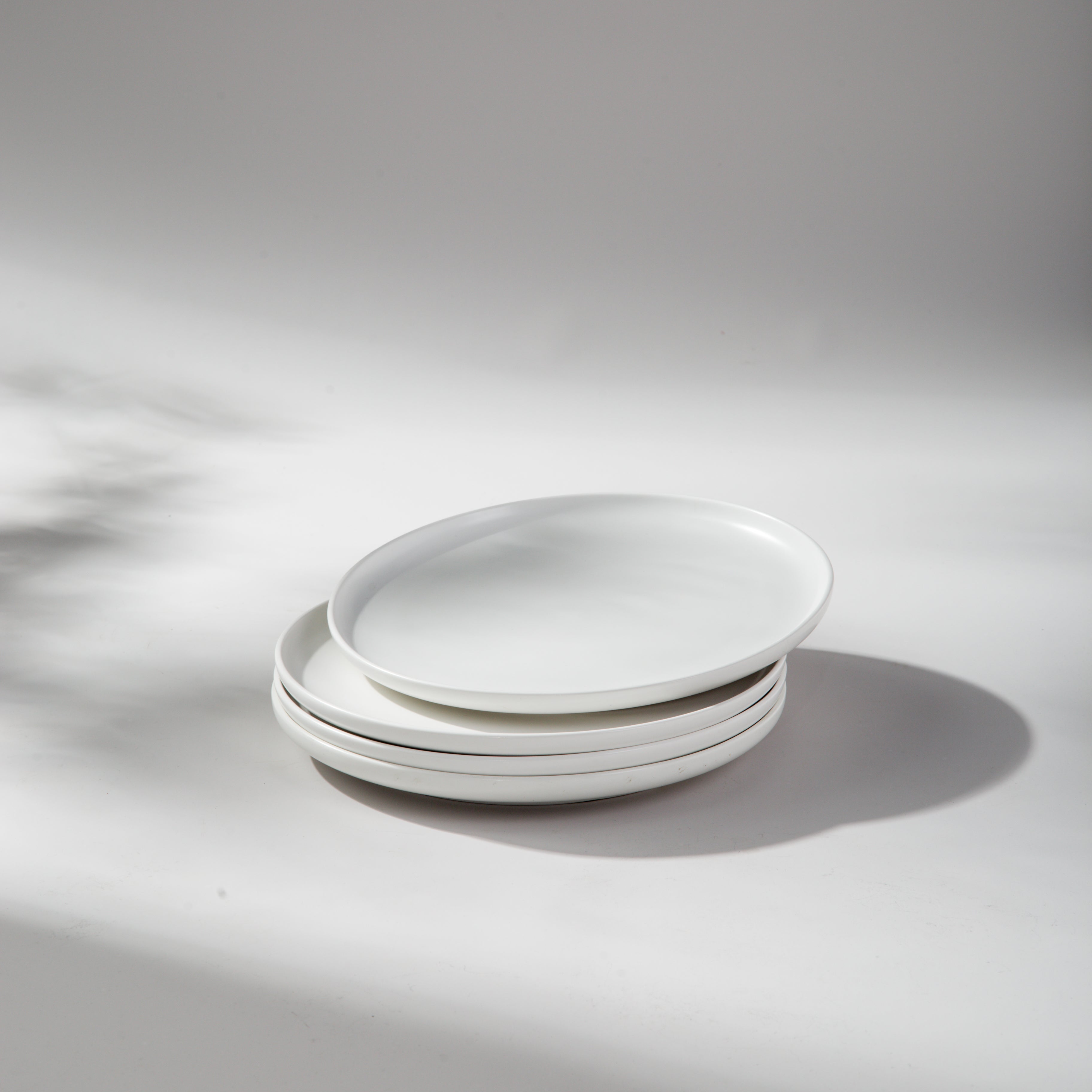 Small Plate-JAZZUPCO-Matte White-4 x Salad Plates-JAZZUPCO