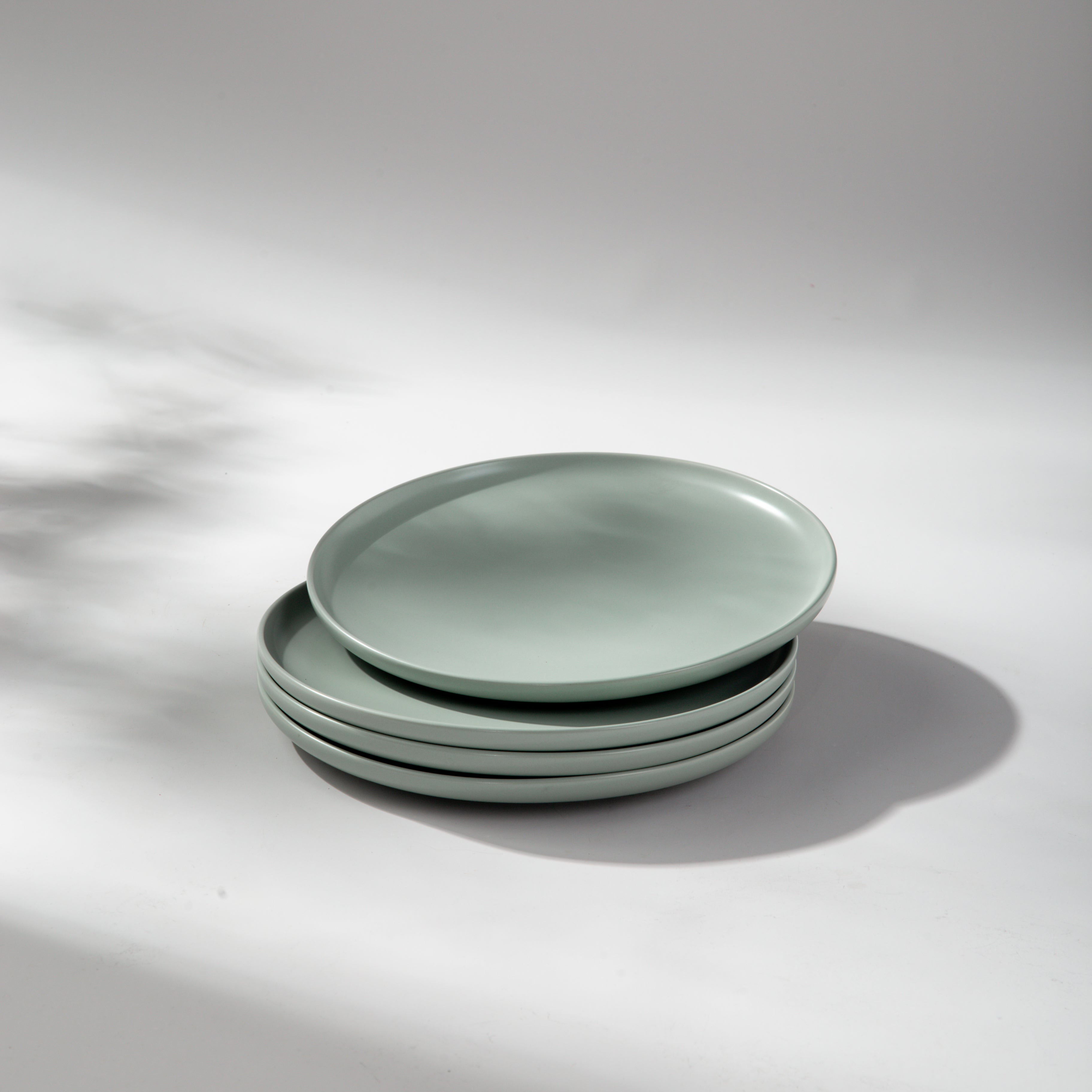 Dinner Plate-JAZZUPCO-Matte Sage Green-4 x Dinner Plates-JAZZUPCO