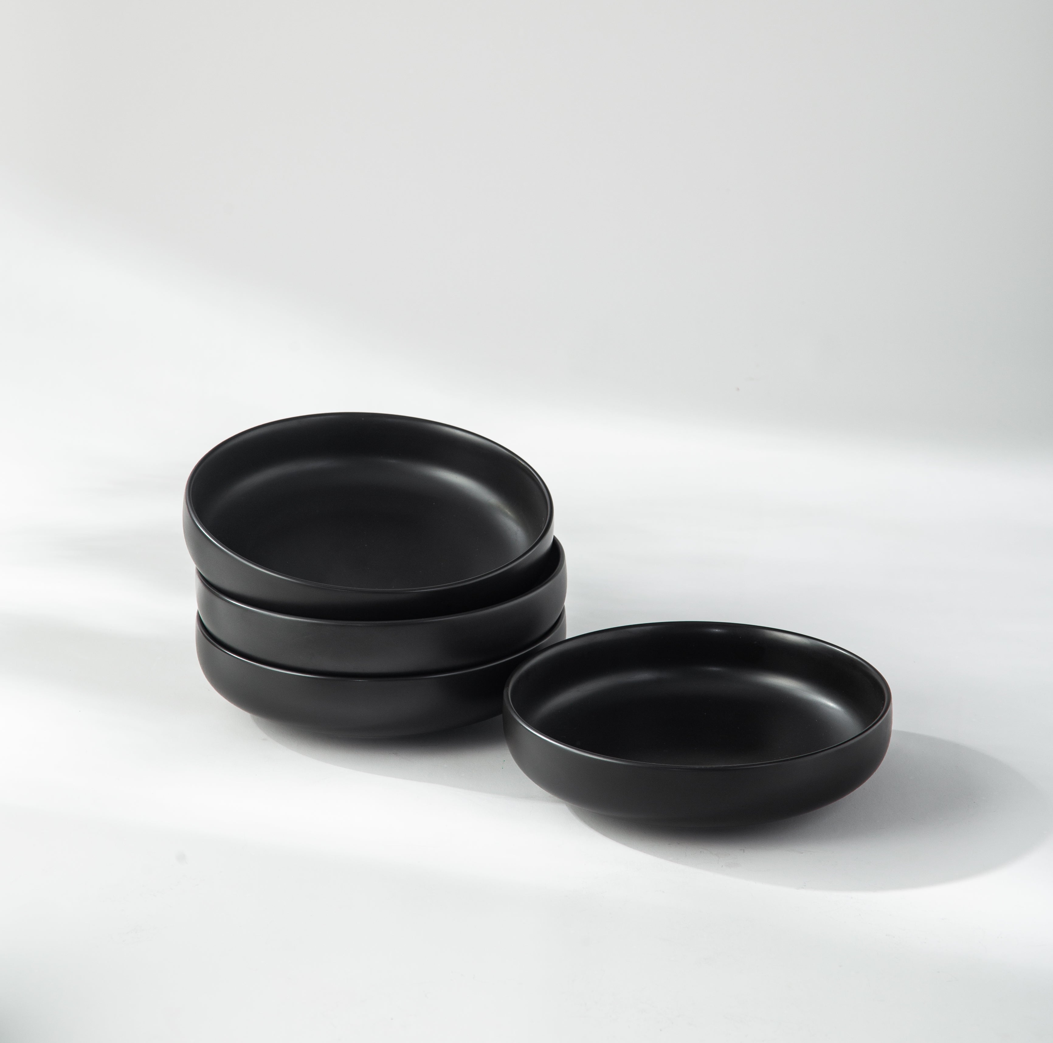 Dinner Bowl-JAZZUPCO-Black-4 x Big Bowls-JAZZUPCO