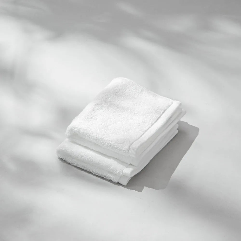 Luxury Hotel Collection Towels-JAZZUPCO-White-2 Wash Cloths-JAZZUPCO
