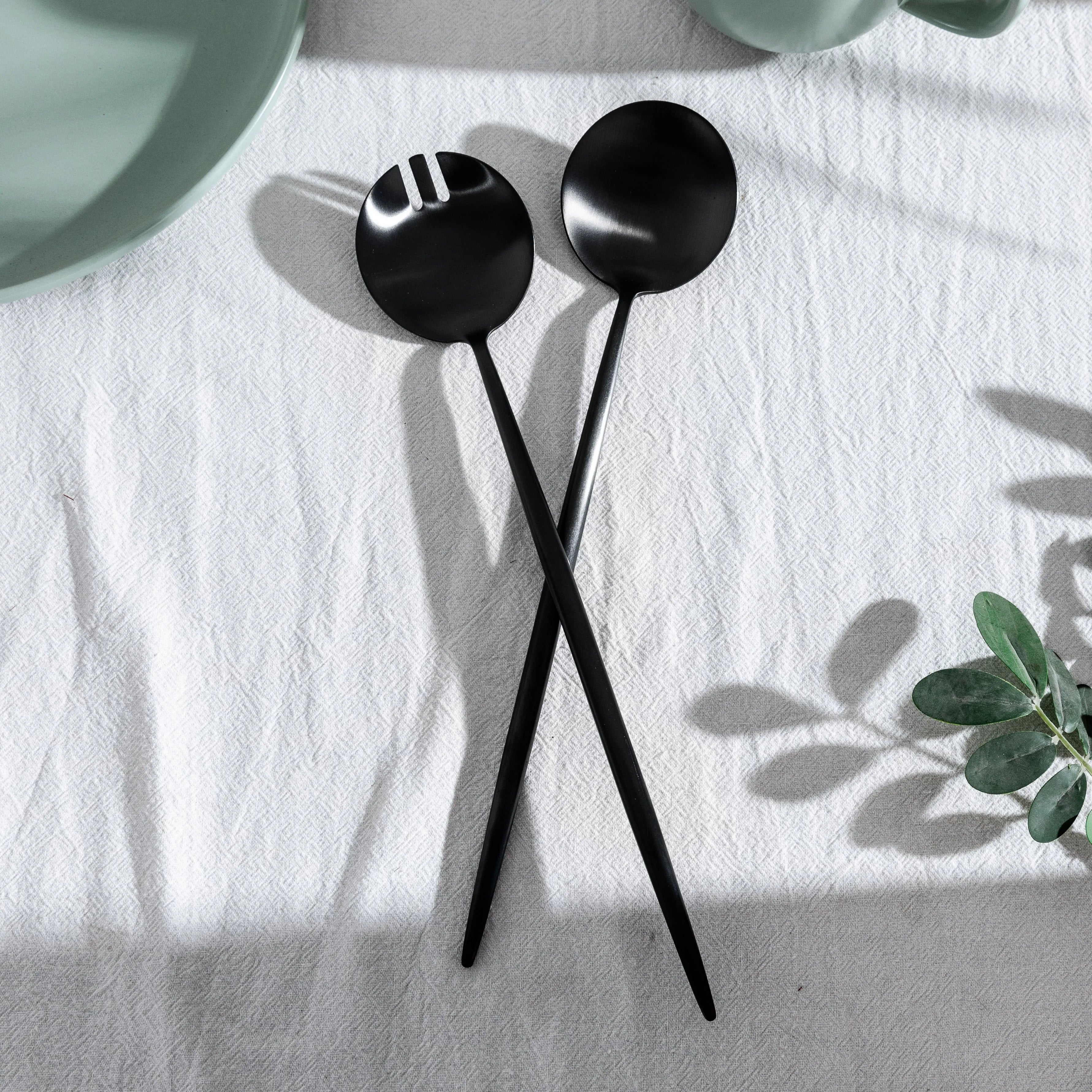 Gilded Serving Utensils & Salad Servers