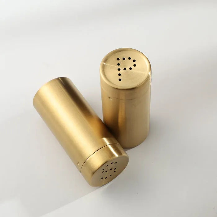 Luxe Gold Salt and Pepper Shaker
