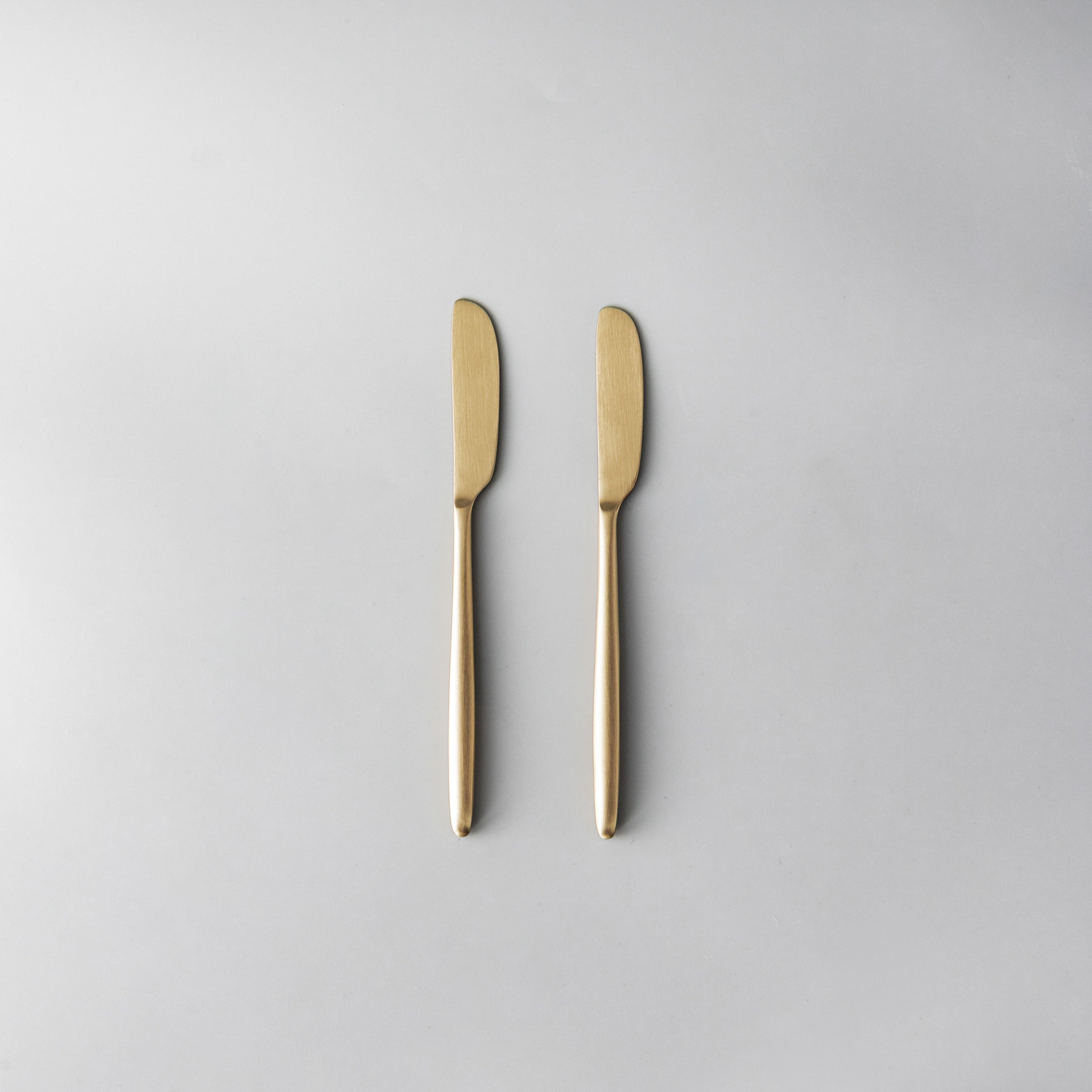 Individual & Matching Pieces-JAZZUPCO-Matte Gold-Butter Knife (2 Pieces)-JAZZUPCO