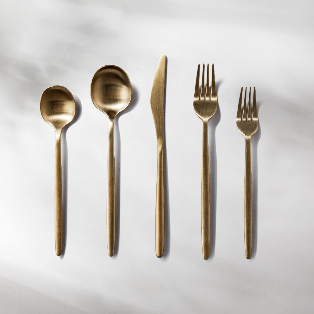 Minimalist 2.0-jazzupco-Matte Gold-4 Person Set (20 Pieces)-JAZZUPCO