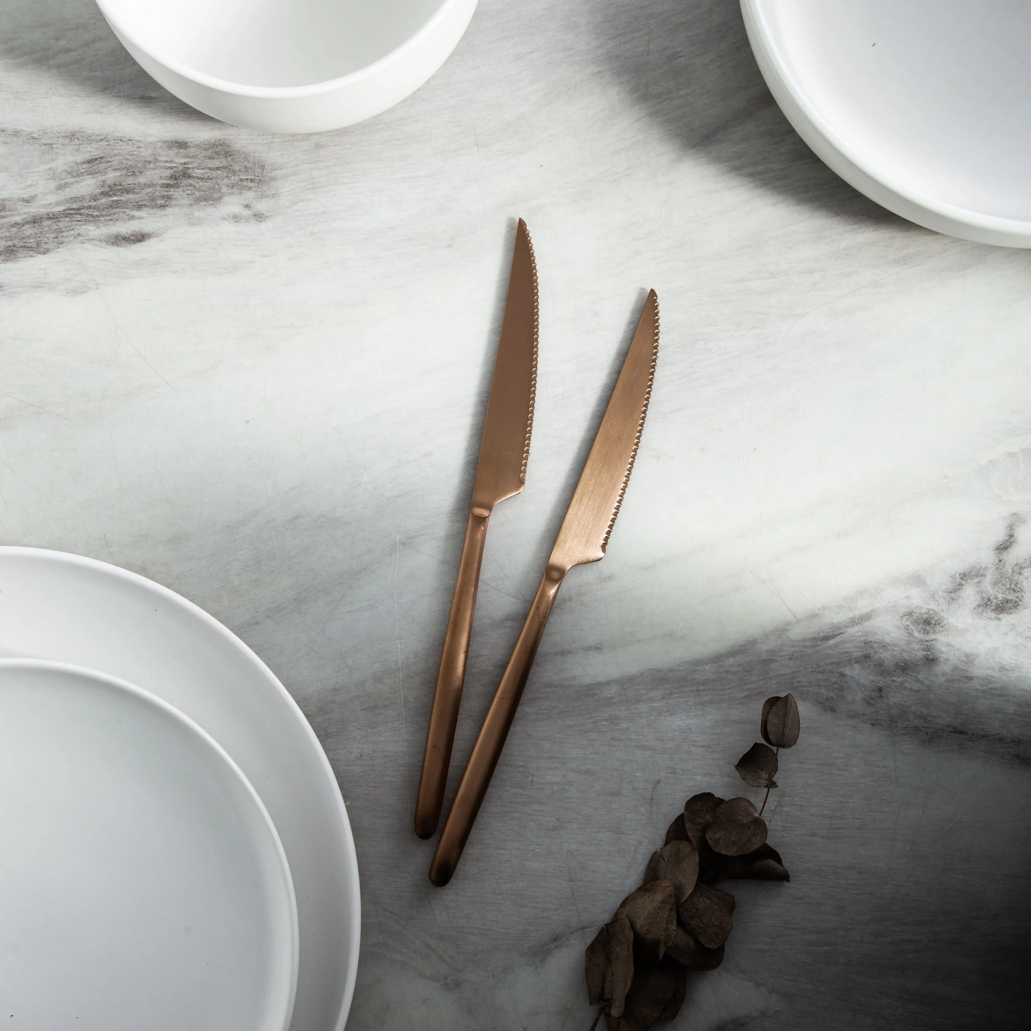 Minimalist/ French Flatware Salad Servers, Serving Utensils & Individual Pieces