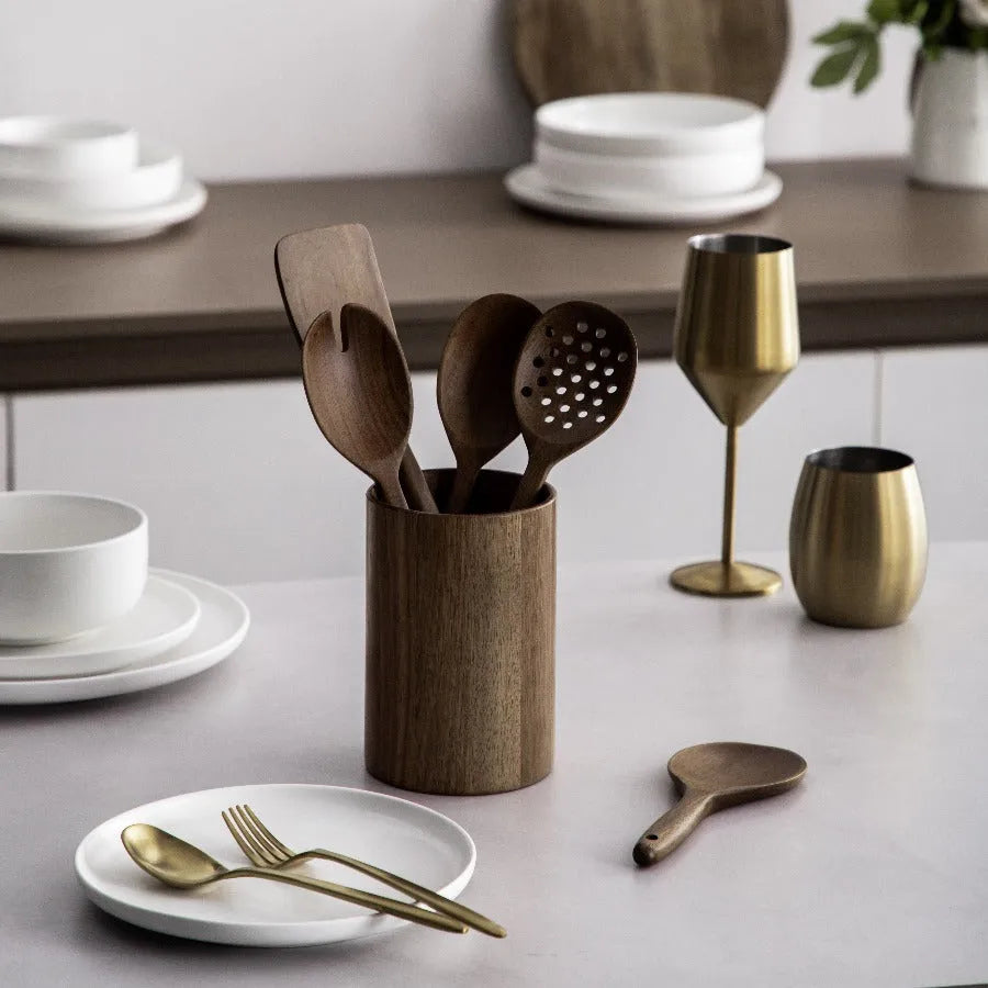 Wooden Kitchen Utensils Set