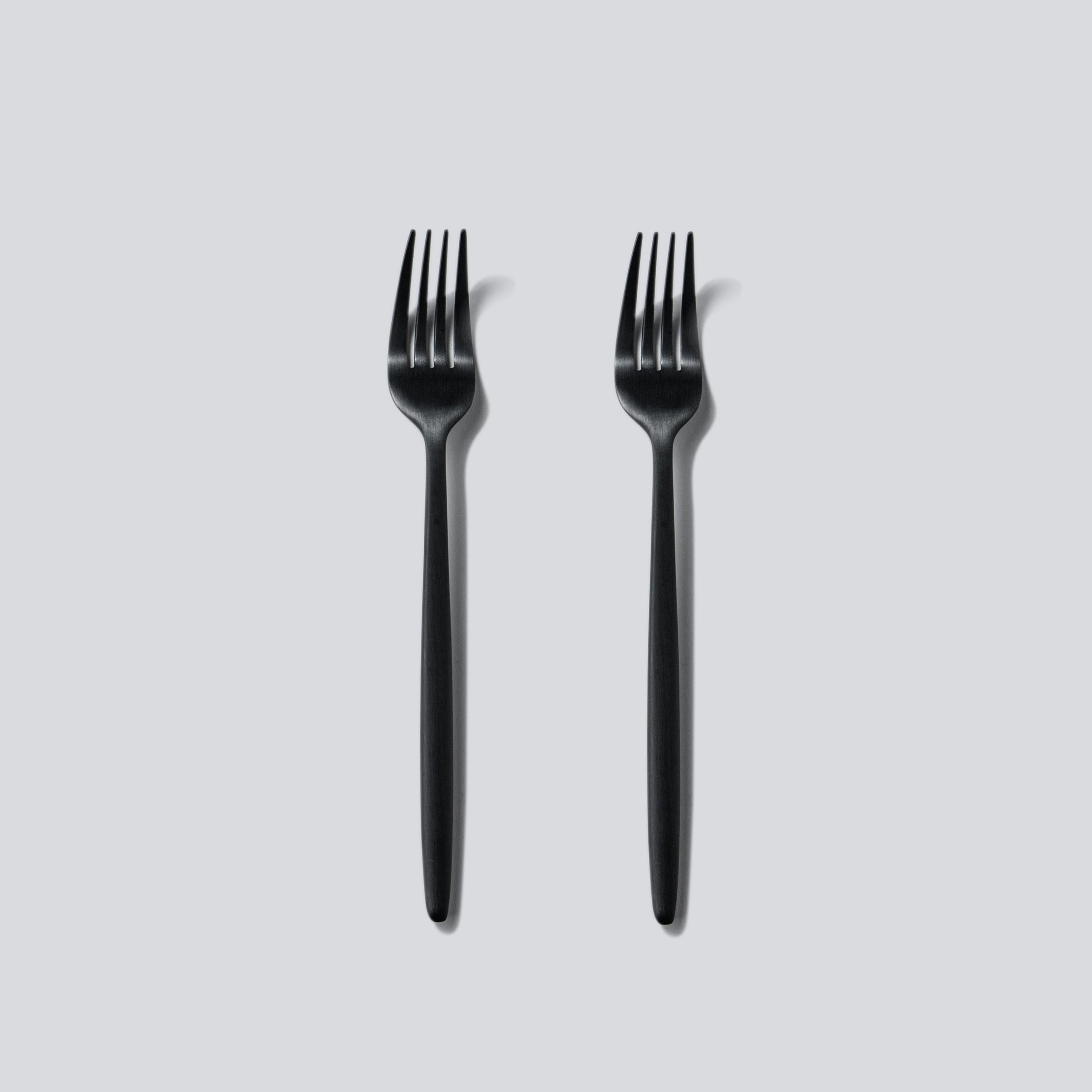 Individual Pieces-JAZZUPCO-Matte Black-Minimalist 2.0-Salad Fork (2 Pieces)-JAZZUPCO