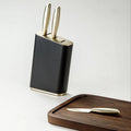 Knife Set Bundle-JAZZUPCO-Knife set & Stand & Dark acacia cutting board-JAZZUPCO