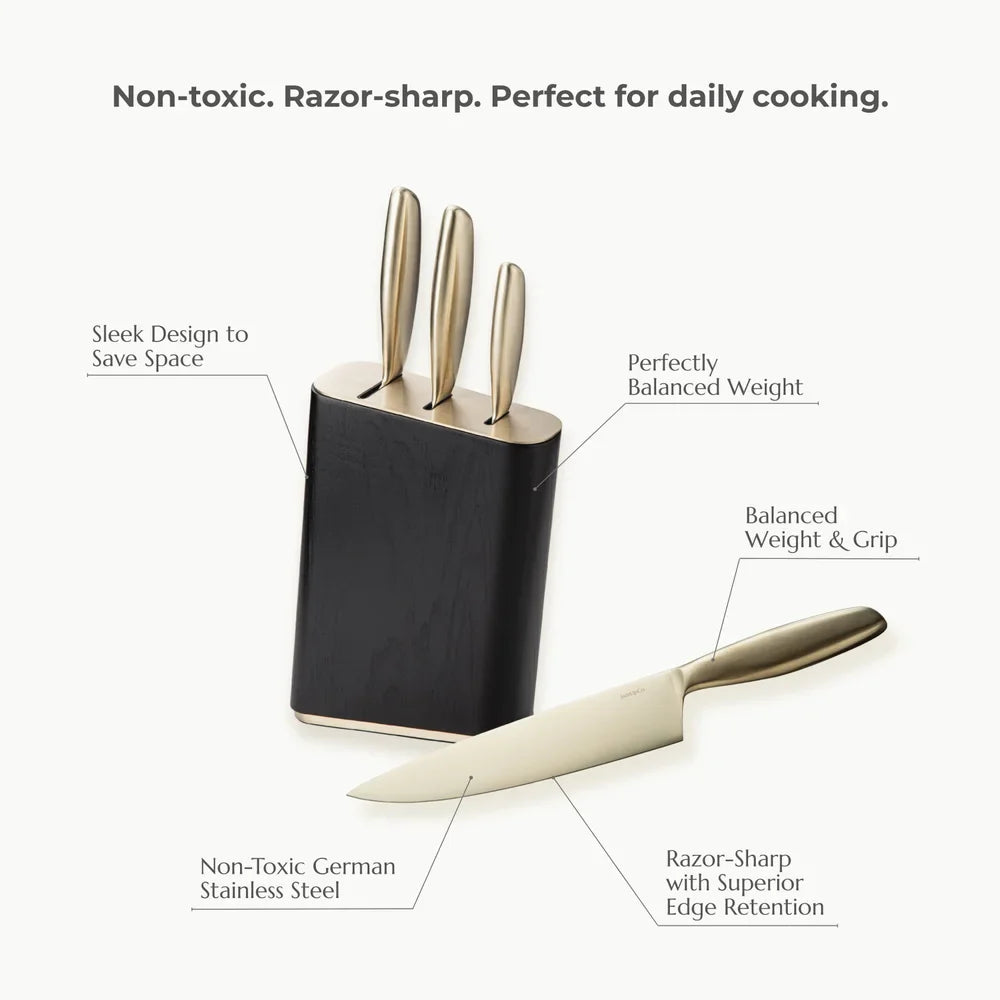 Knife Set & Stand